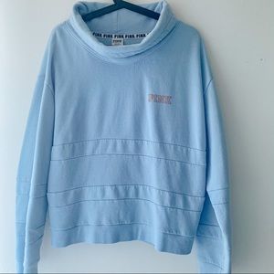 PINK Victoria Secret blue sweater hoodie style